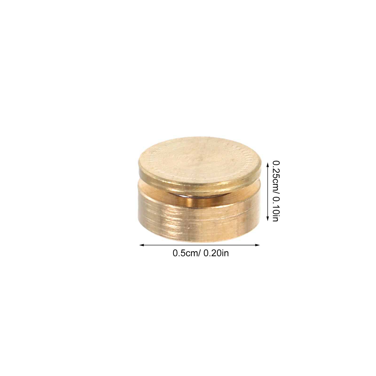 Beaupretty 20 stuks draaiende nagelbedels: metalen roterende lagers - universele manicure spinner-as voor 3D-nageldecoratie en ambachtelijke sieradenaccessoires