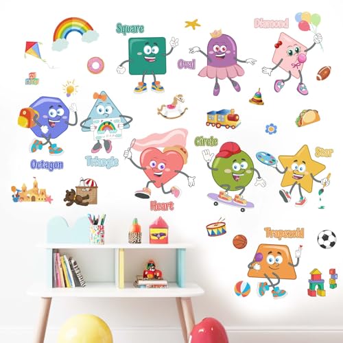 Vinilos Decorativos Educativos Formas para Niños miniatura 2