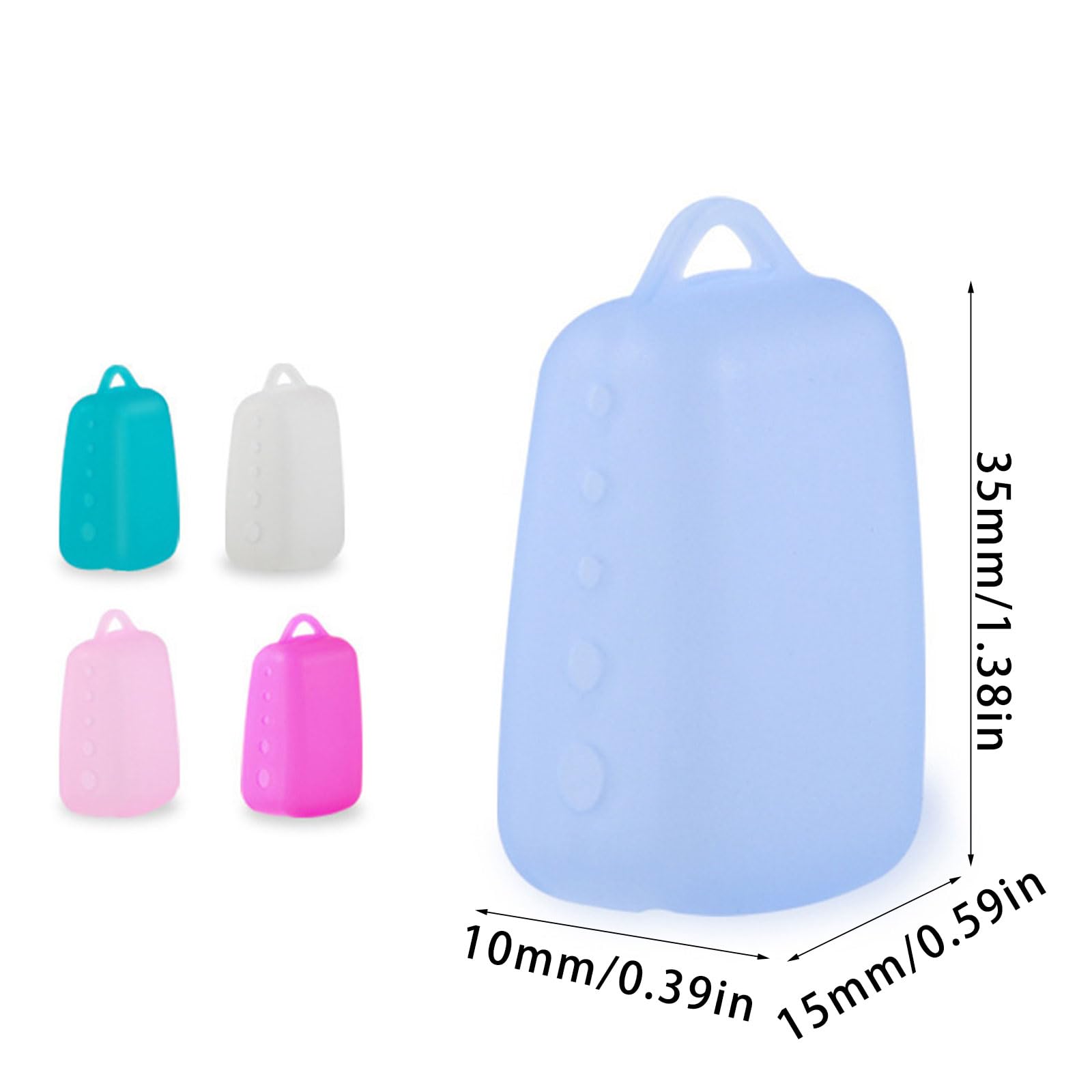 Set di 10 protezioni riutilizzabili per spazzolino da denti, in silicone, per uso quotidiano, impermeabili, essenziali