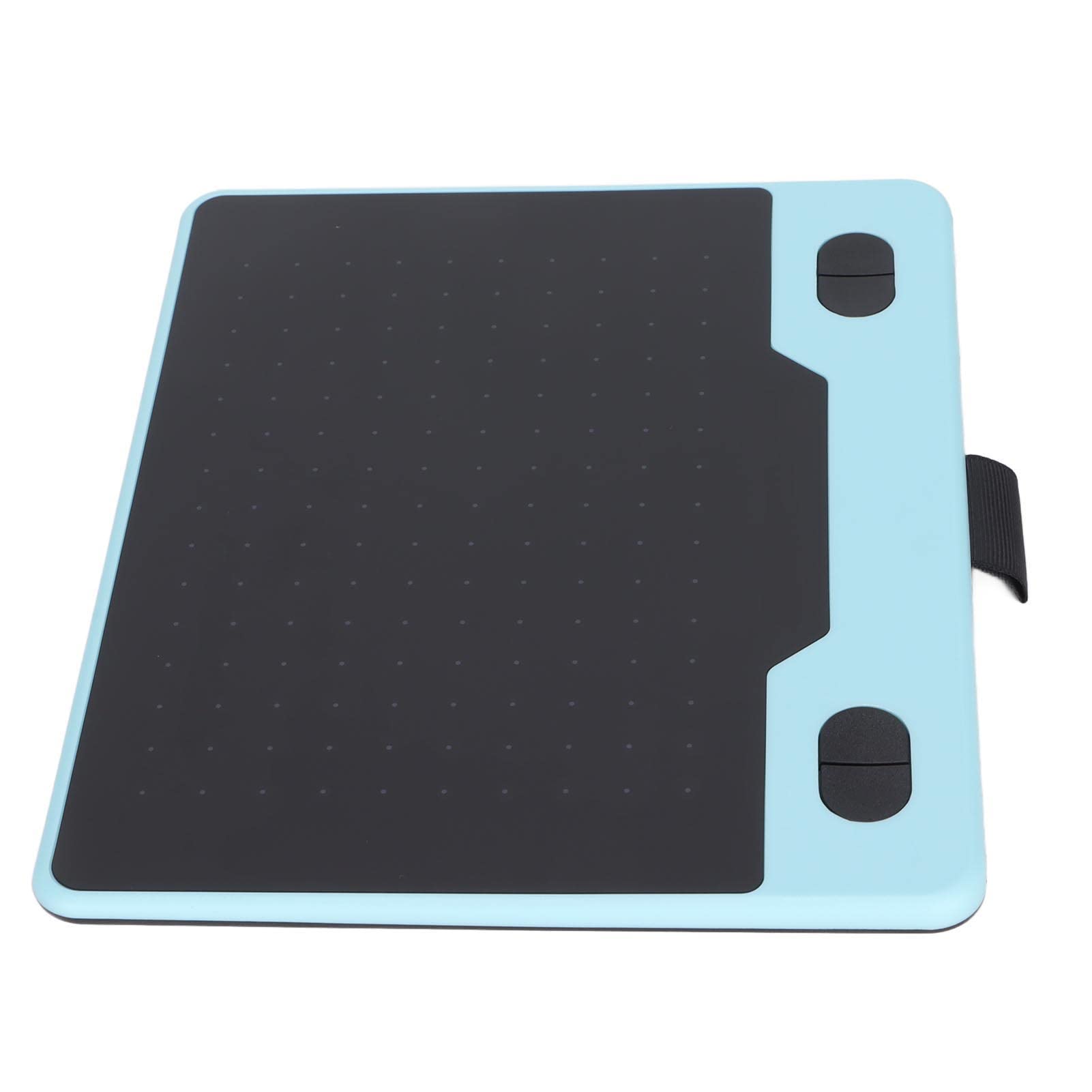 Tavoletta grafica digitale T503, tavoletta grafica con sensibilità alla pressione di 8192 livelli e risoluzione di 5080 LPI, tavoletta con penna a induzione elettromagnetica per (Blu)