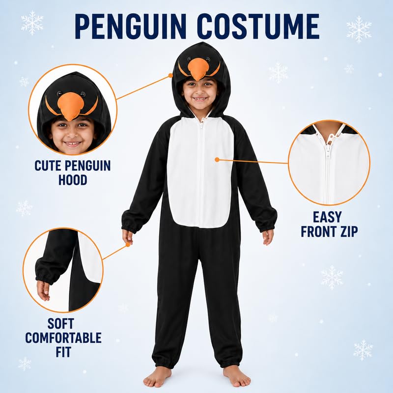 Image of Animal Costume for Kids | Plush Fancy Dress Costume for Boys & Girls |School Fancy Dress, Annual Day, Jungle Theme, Role Play, Halloween & Birthday Party