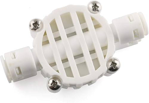 Miniatura 3 de E-outstanding Válvula de cierre automático de 4 vías de ajuste a presión de 14 pulgadas con accesorios de conexión rápida para sistema de ósmosis