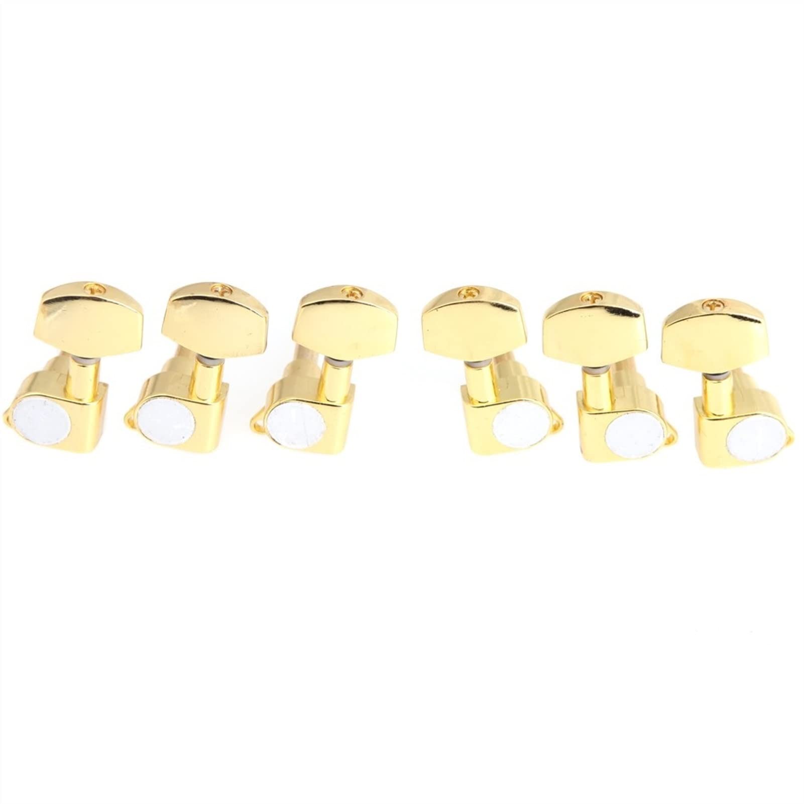 FLFL Gitarren-Mechaniken 6 Teile/Satzgold Versiegelte Gitarrenstring Tuning Pegs Tuner Maschinenköpfe 3L 3R. Gitarrenteile