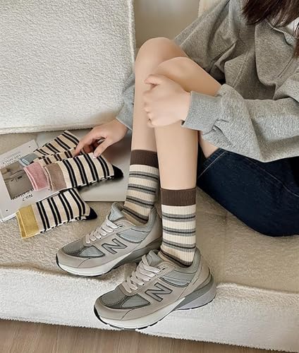 Image of YYaaloa Women Above Ankle Crew Socks Soft Cotton Casual Calf Workout Socks
