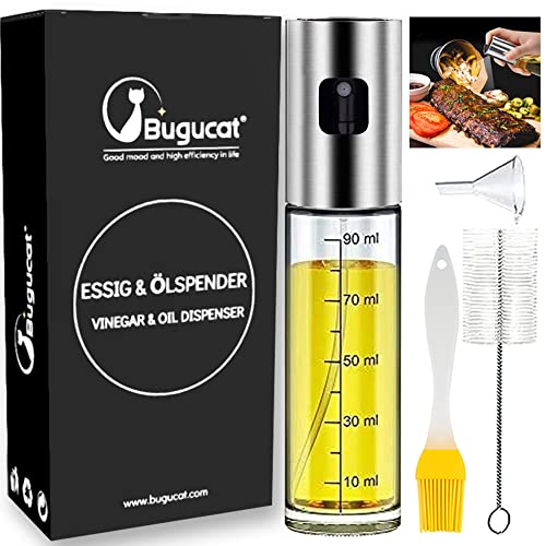 2 Pièces Spray Huile Cuisine,Vaporisateur Huile Pour Olive Vinaigre