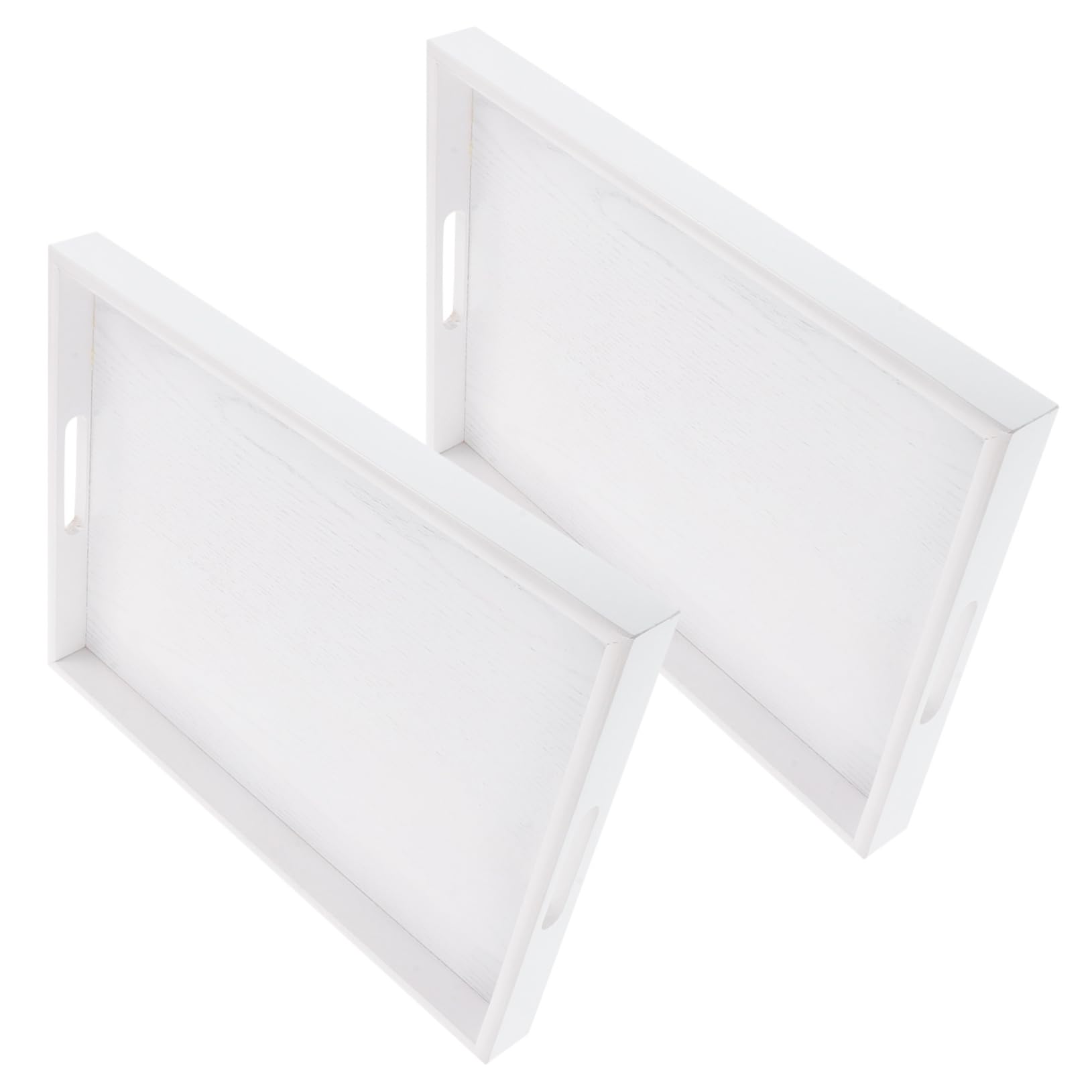 Gatuida Bandeja de Madera Rectangular para Decoración del Hogar y Dormitorio, Multifuncional y Elegante para Servir y Organizar