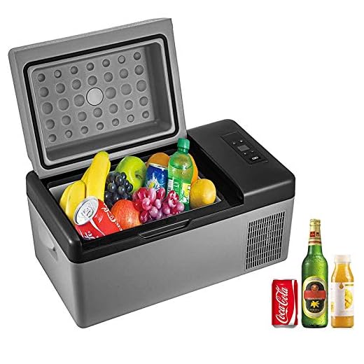 VBENLEM 20L Portable Car Refrigerator 21 Quart LG Compact RV Fridge 12/24V DC & 110-240V AC Vehicle Car Truck Boat Mini Electric Freezer for Driving Travel Fishing Outdoor and Home Use -4°F-50°F