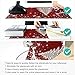 Naanle Christmas Placemat Set of 6 Christmas Tree with Snowflake Heat-Resistant Washable Table Place Mats for Kitchen Dining Table Decoration