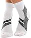 Compression Socks (White/Black, Large)