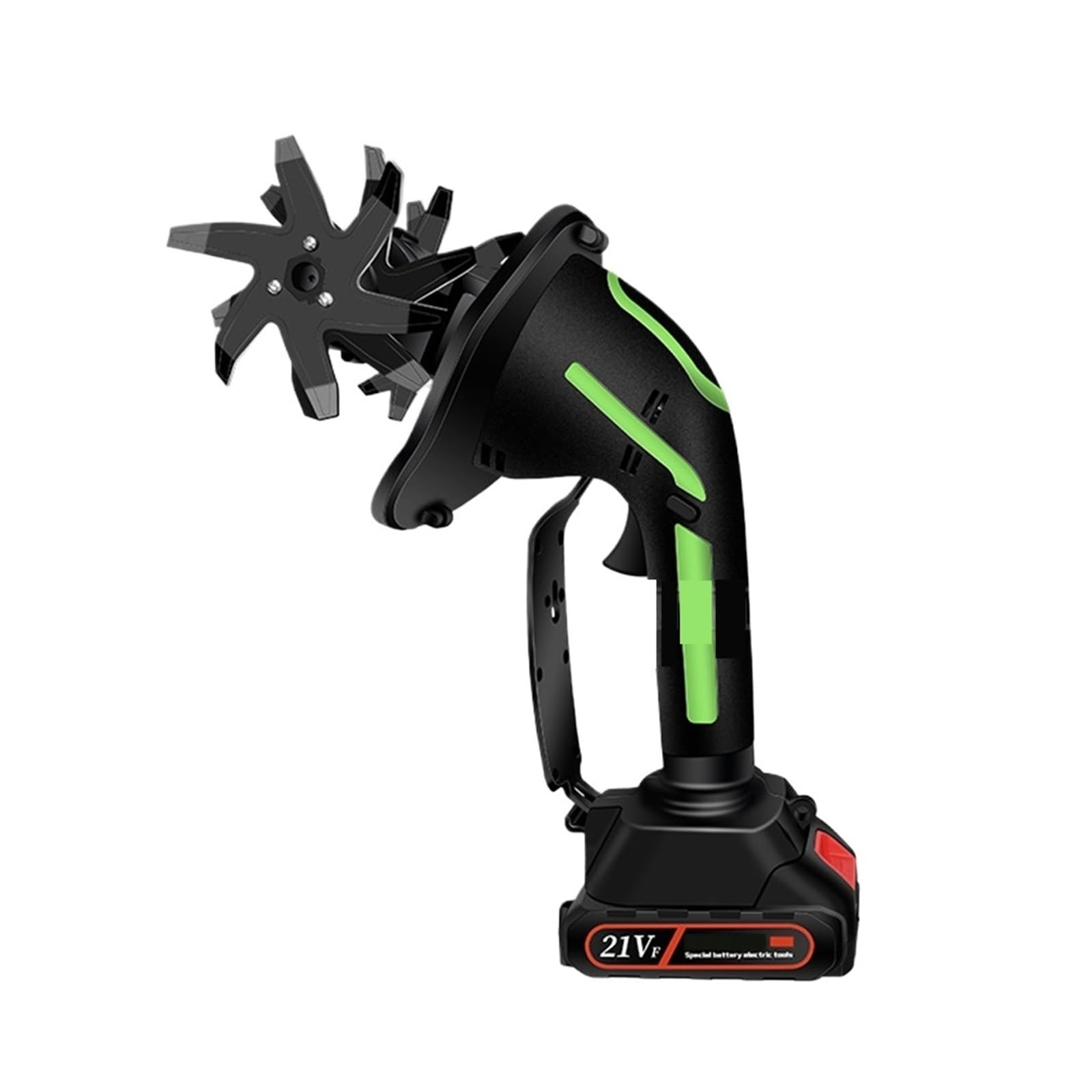 Mini coltivatore elettrico senza fili alimentato a batteria agli ioni di litio portatile per giardinaggio e piantagione di fiori, forte potenza ed efficiente preparazione del terreno