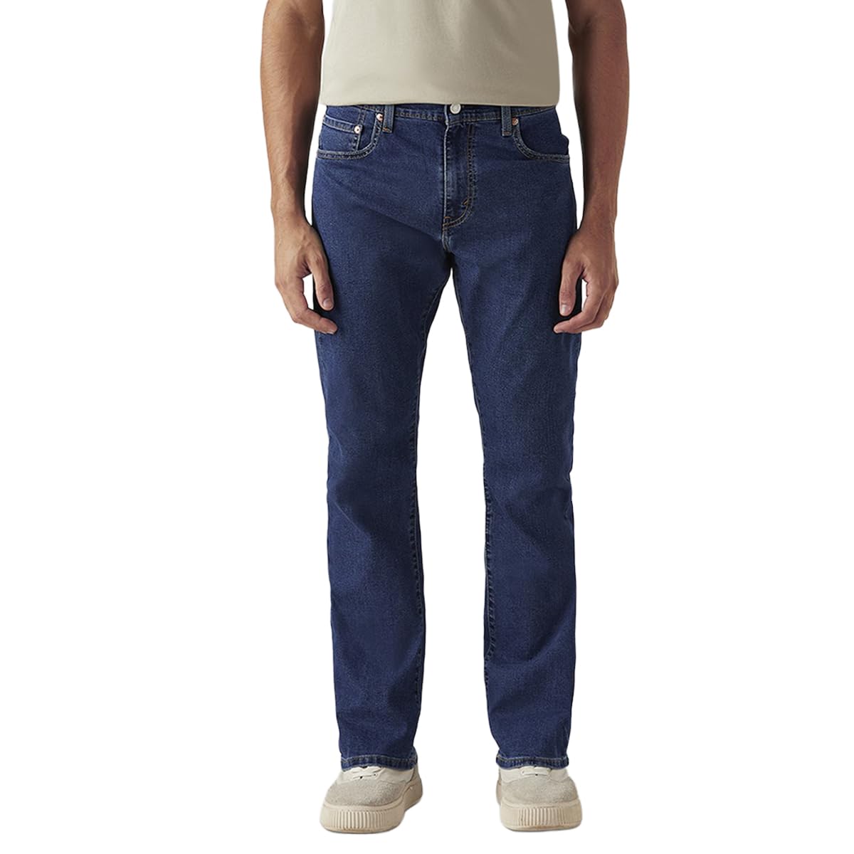 levi's Men's 517 Mid Indigo Bootcut Fit Mid-Rise Jeans-picture-35