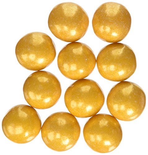 Gold 1 Inch Gumballs 1LB Bag