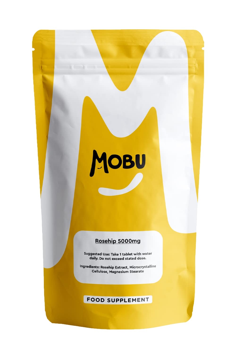 MOBURosehip 5000mg 360 Tablets | Immune Support & Antioxidant | Vegan High Strength | Letterbox Friendly | UK