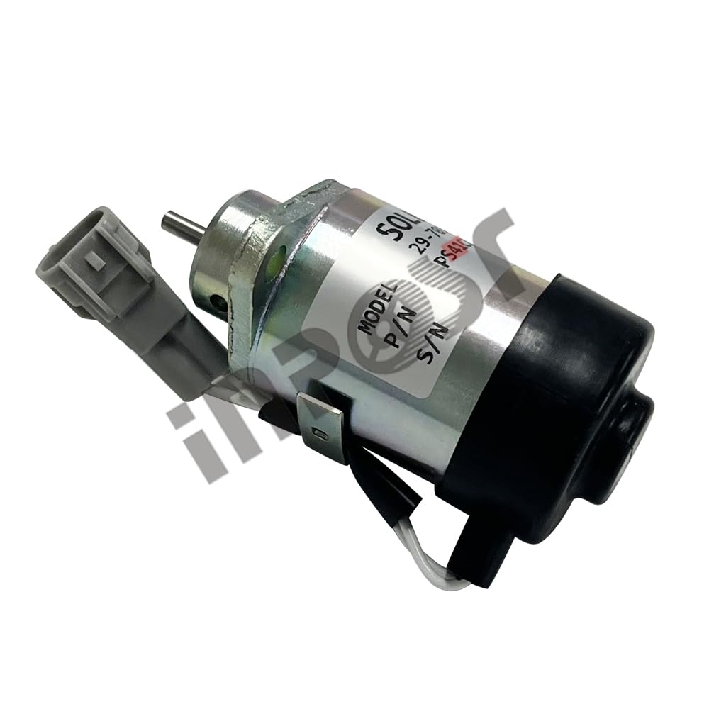 INPOST Solenoide de parada de apagado de combustible PS41CZ379 de 12 V 29-70345-00 PS41CZ379 compatible con Carrier Vector 1350