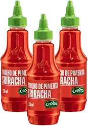 3 Molho De Pimenta Sriracha Sabores Cepêra 270m