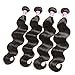Colorful Queen Brazilian Virgin Hair Body Wave Remy Human Hair 4Bundles Weaves 100% Unprocessed Hair Extensions Natural Color 16 18 20 22Inch