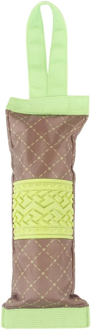 Pet Life ® 'Quash' Water Bottle Inserting Crunch Sounding Power-Chewer Nylon and Rubber Chew and Fetch Dog Toy