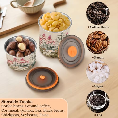 Bote para café hermético de acero inoxidable 500ml miniatura 5