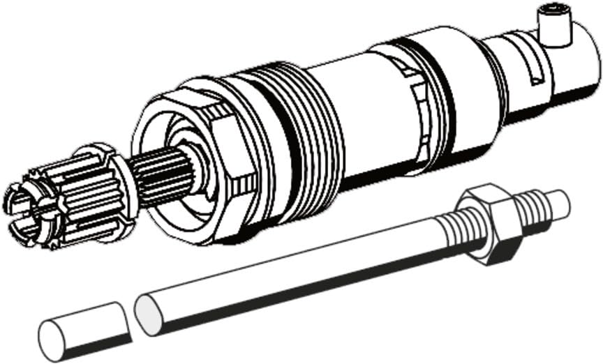 Schell Oberteil OLAR II inkl. Spindel 177,5 mm, mit Ablänghilfe