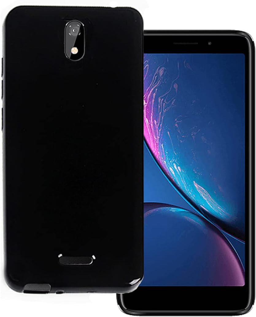 Tznzxm Case for Hot Pepper Serrano 3, Hot Pepper Serrano 3 Case, Flexible Soft TPU Scratch Resistant Non-Slip Shock Absorption Back Cover Rubber Slim Phone Case for Hot Pepper Serrano 3 Black