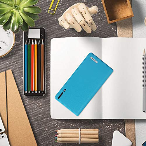 Lqm 20000Mah Dual Usb External Battery Backup Power Bank For Apple Iphone 6, 6 Plus 5S 5C 5 4S 4,Ipad Air Mini 2, Htc One, One 2 (M8), Samsung Galaxy S6 Edge, S6 S5 S4 S3, Tab 4 3 2 Pro (Blue) #TOP2