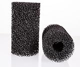 UNEAK 2-Pack Large Size Premium-High Water Permeability Sponge Aquarium Pre-Filter for Freshwater & Saltwater 5-20 Gallons Tanks, Ideal for Shrimp Fry & Fish, Effective Filtration, Easy to Clean