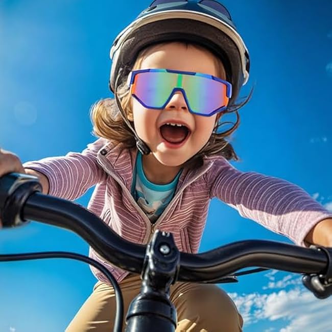 Pro Acme Kids Baseball Sunglasses Polarized Youth Baseball Sunglasses Unbreakable Sports Sun Glasses for Boys Girls Age 6-12