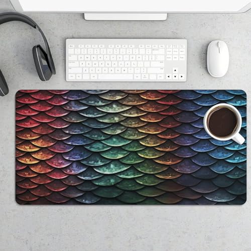 Mouse Pad Grande Dragon Scale de Goma 30x60 cm miniatura 5