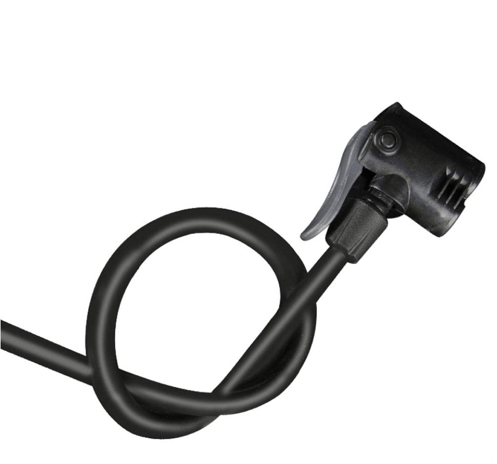 Mini Pompa a Pedale con Manometro, Pompa per Pneumatici Portatile per Bicicletta Pompa per Auto Ad Alta Pressione a Sfera per Moto Gonfiatore