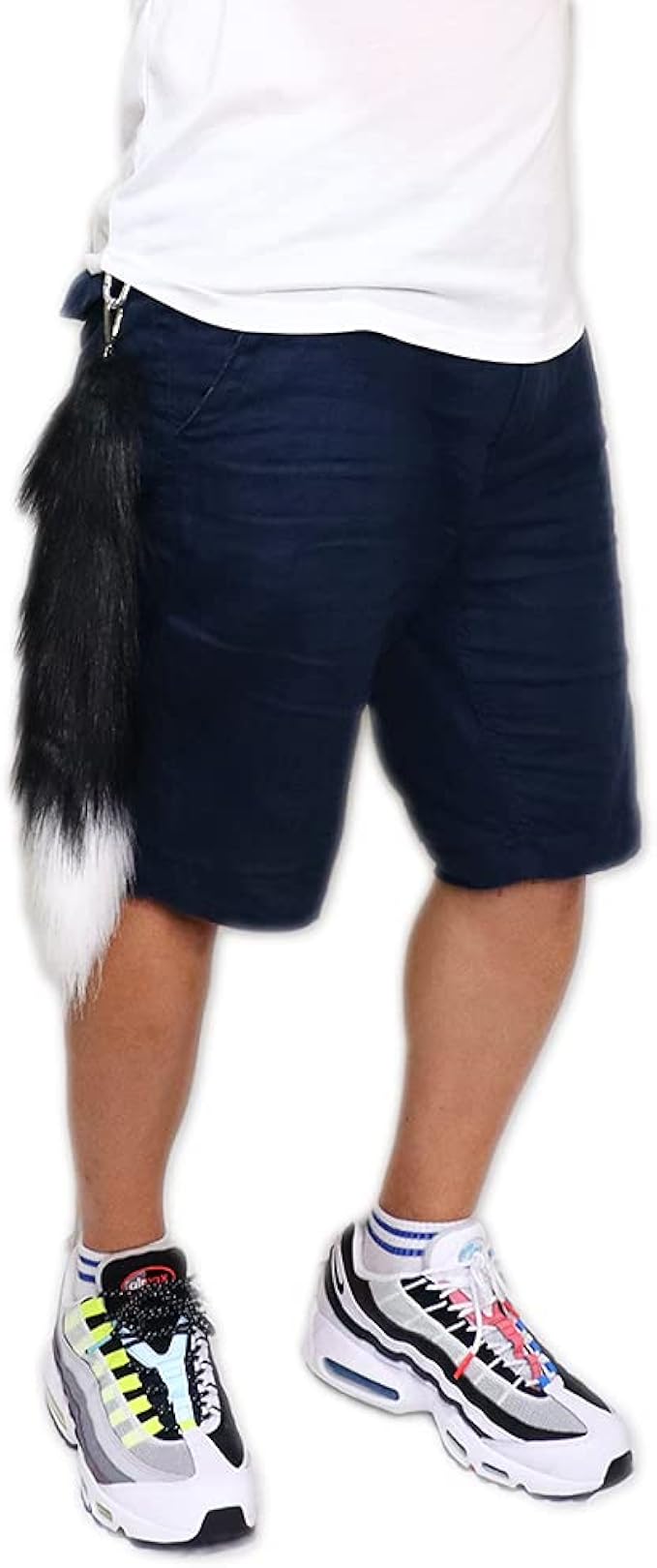 Amazon Co Jp ストラップ もふもふ しっぽ アクセサリー コスプレ きつね 犬 尻尾 ケモナー コスプレ けもの 仮装 キーホルダー 男女兼用 衣装 アニマル Gt Line Favolic B White ホビー