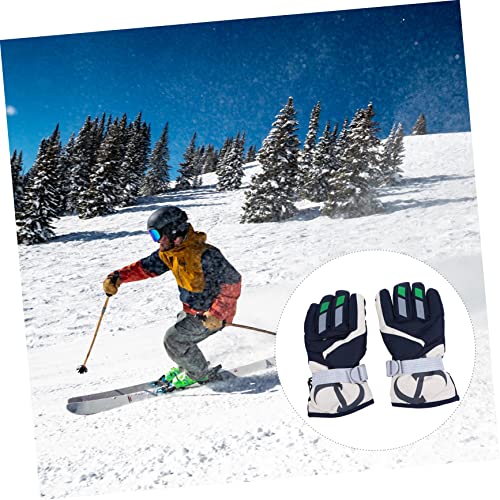 SKISUNO 1 par de luvas infantis snowboard crianças luvas de neve Guantes para Nieve Mujer luvas de s