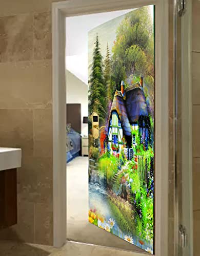 Image of Decorative Door Wallpaper Wall Poster for Home, Office, Kitchen, Living Room, Bedroom Doors etc(Size-30x78 inch) 10 (Design 01)