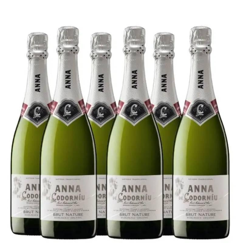 ANNA DE CODORNIU - Cava Brut Nature - 75cl (Paquete de 6)