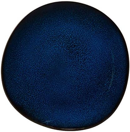 Like. By Villeroy and Boch  Lave Bleu Breakfast Plate, 23.5 cm, Stylish Flat Plate Made From Stoneware For Brunches, Dishwasher and Microwave-Safe
