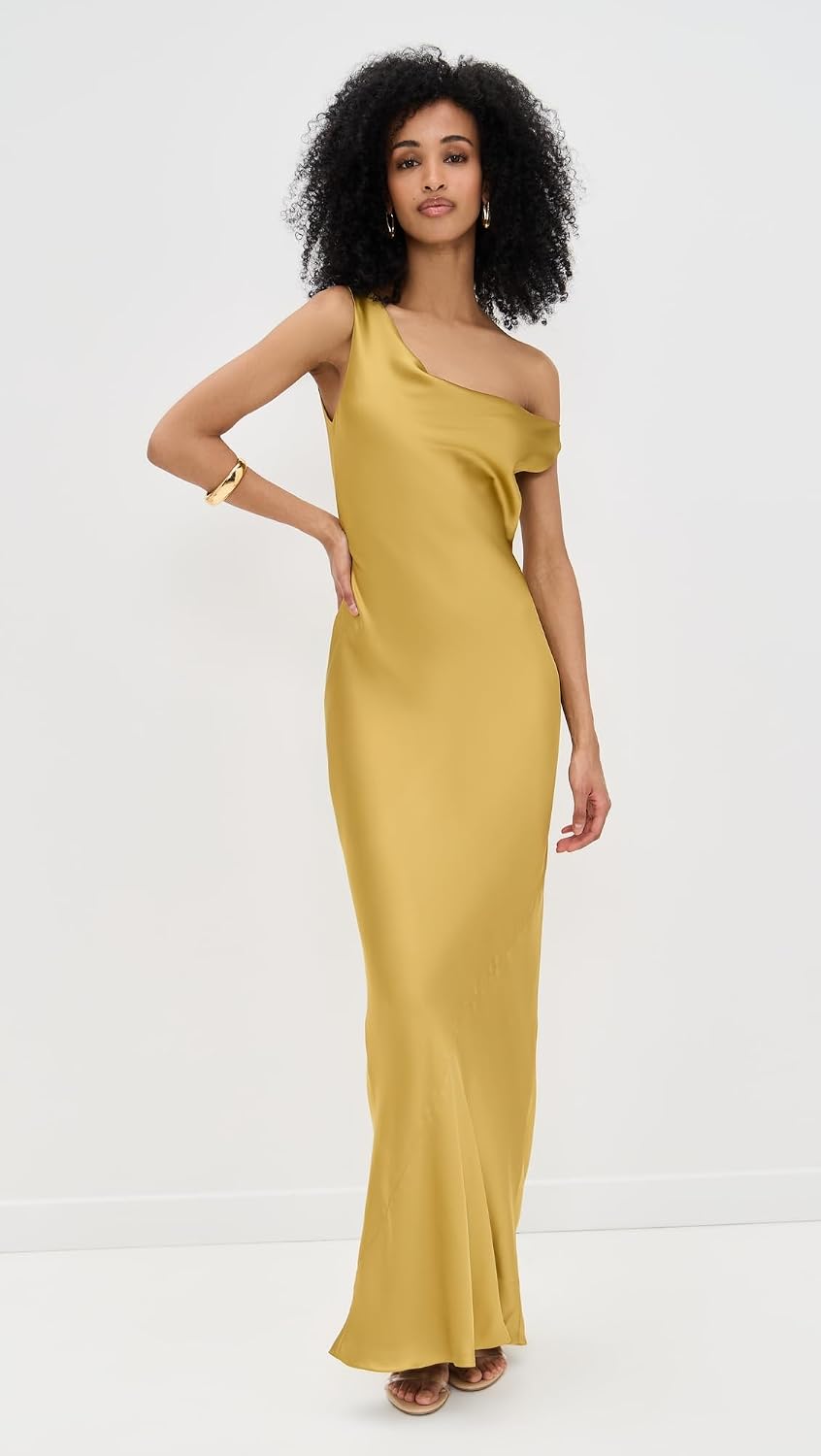 Norma Kamali Women's Drop Shoulder Maria Gown