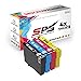 Produktbild SPS 604 Multipack 4er-Set Druckerpatronen kompatibel für Epson Expression Home XP-2200| XP-2205| XP-3200| XP-4200| XP4205| Workforce - WF-2910D| WF-2930D| WF-2935D| WF-2950D Tintenpatrone| 4er-Set