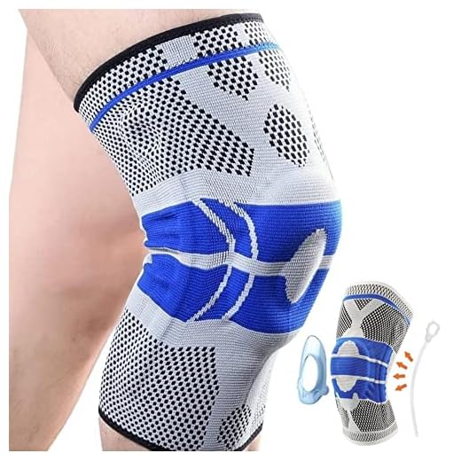 Joelheira Ortopedica De Compressão Silicone E Fio De Flexível Aço Tensor Alívio De Dor Tensor articulada juelheirra patelar ligamento rompido Fitness Cross Proteção Silicone (X-Large)