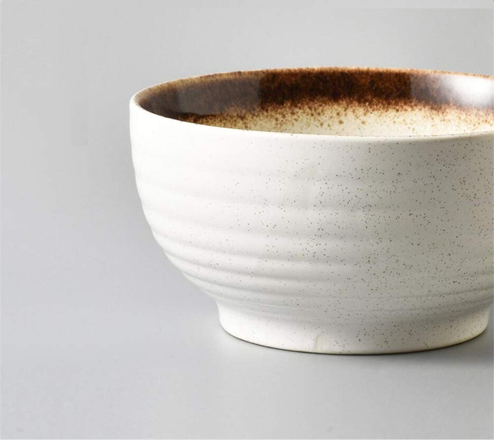 Ceramiczna miska ramenowa do domu, duża miska do serwowania, ceramiczne naczynia do serwowania, retro chiński styl miska do mieszania na imprezy, miski na płatki i makaron