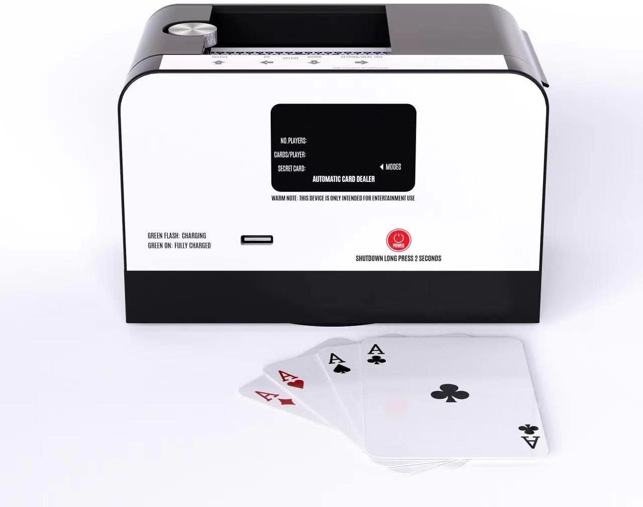 Automatic Card Dealer, 2 Deck Card Dealer Machine, 360