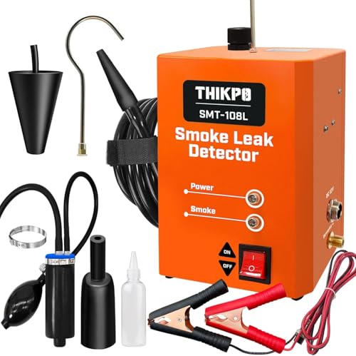 THIKPO EVAP Bilrökmaskin med inbyggd luftpump – läckagetestare Bränsleläckagedetektorer Bilrökmaskin Gasläckagesökare för DC 12V-fordon