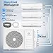 KESSER® Multisplit Klimaanlage 3 Innengeräte, 27000 BTU, Split Klimagerät Set mit WiFi/App, Heizen & Kühlen, Inverter, Eco-Modus, Luftentfeuchter & Ventilator, sehr leise, R32, Montagematerial