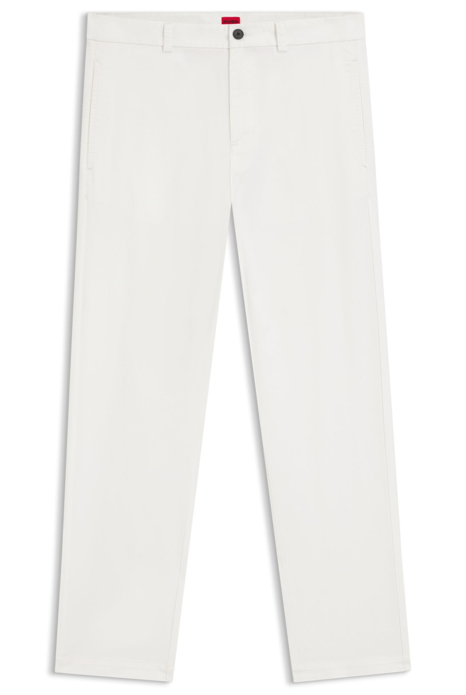 HUGO Herren David251D Slim-Fit Hose aus elastischer Baumwoll-Gabardine