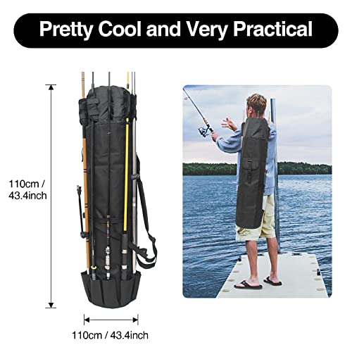 DONQL Borsa Pesca Oxford,Sacca Porta Canne da