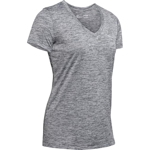 Image of Under Armour Womens Tech V-Neck Twist Short-Sleeve T-Shirt