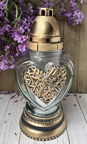 Bougies commémoratives cimetière anti-vent pour décoration de tombe - 5