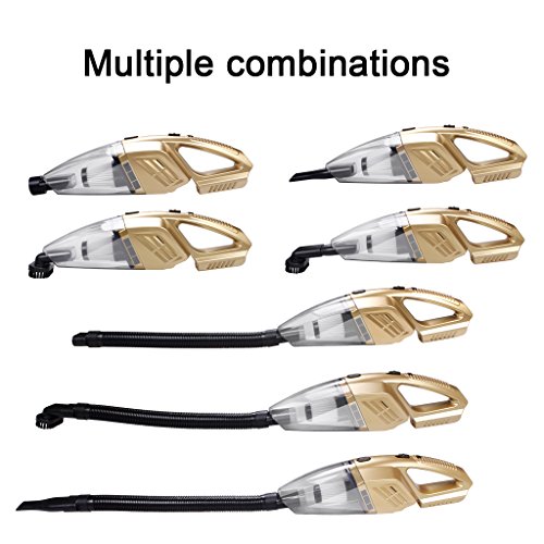 Eforcar Cordless Car Vacuum Cleaner, Dust Buster With 12V 2200Mah Rechargeable Battery, 3Kpa Powerful Suction Portable Hand Held Vacuum Cleaner With Carry Bag #TOP3