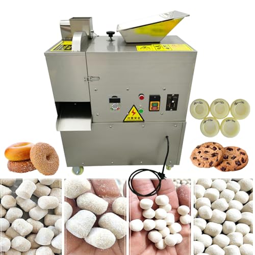 INTBUYING Electric Dough Divider Cutter Machine Dough Pastry Piece Cutter Dough Lump Spacer Stainless Steel Multifunctional Quantitative Partition Machine Bagel Cookie Noodle Loaf Maker 70g-300g 110V