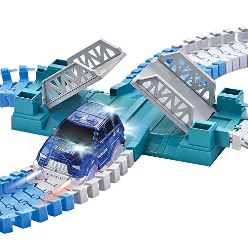 QUOXO Toy Track Car Replacement Only Lane Intersection Accessory for Tracks Playset Add on, Active Bridge Only not Include Toy Car(Activity Bridge)