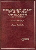 Cases and Materials on Introduction to Lawlegal Process and Procedure (American Casebooks) 0314328459 Book Cover