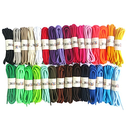 Yjrvfine Round Shoe Laces String Shoelaces Athletic Shoelace Army Green 2 Pair- Length:51.18" #TOP5